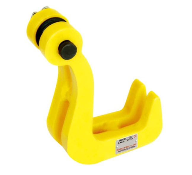 鋼板吊鉗可吊運地鐵的鐵軌