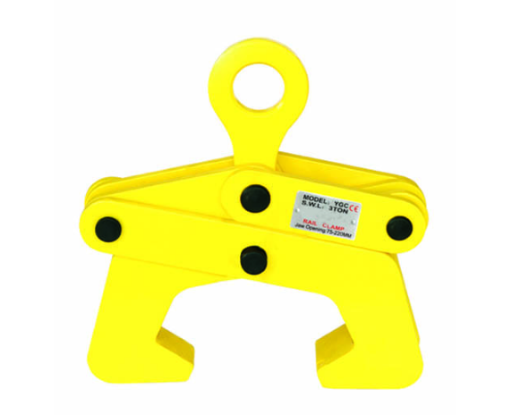 起重吊鉗用于地鐵軌道鋪設